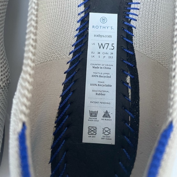 Rothy’s Flax birdseye the Point Flats RETIRED - Picture 7 of 15